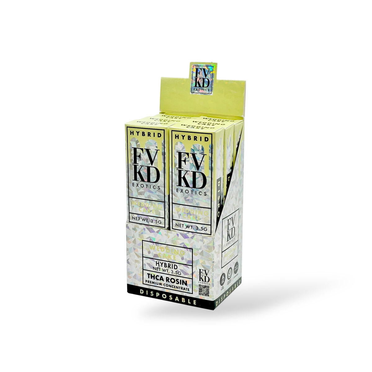 FVKD Exotics Wedding Cake 3.5G Hybrid Disposable Vape