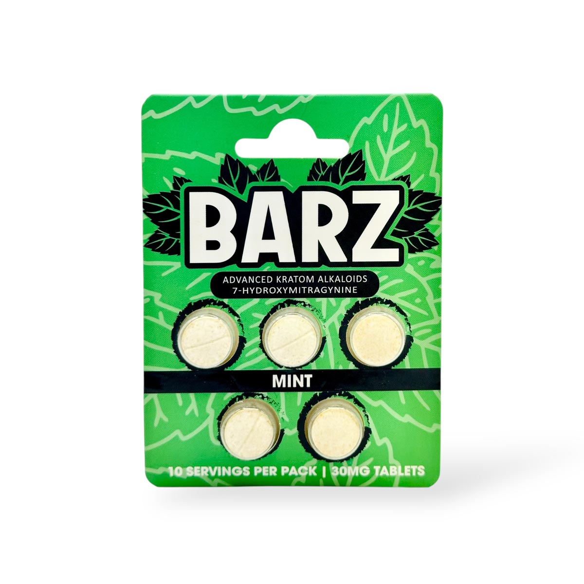 BARZ 7-hydroxymitragynine Tablets Mint 30mg