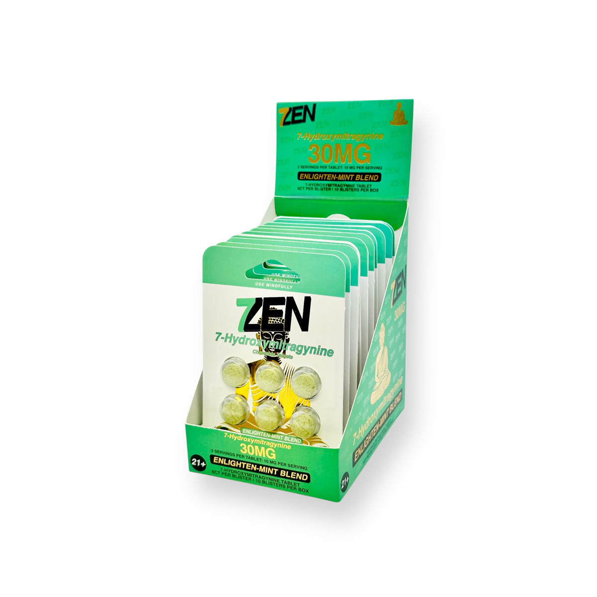 ペレグリン 7Zen 7-OH Chewable Tablets 30mg – Enlighten Mint Blend