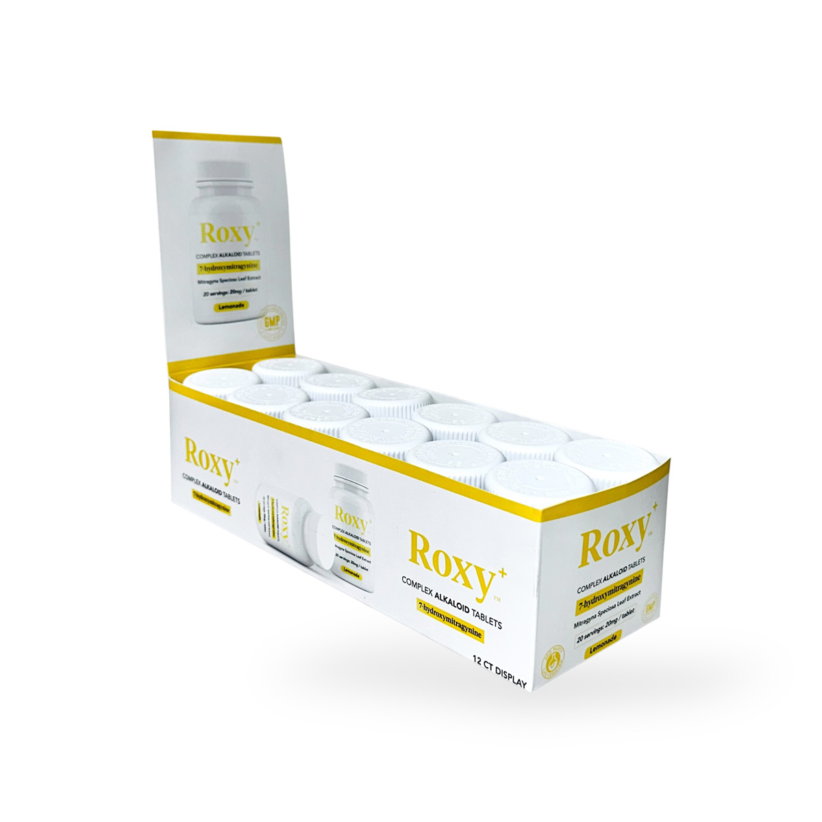 Roxy Complex 7-Hydroxymitragynine Tablets | Lemonade 20mg