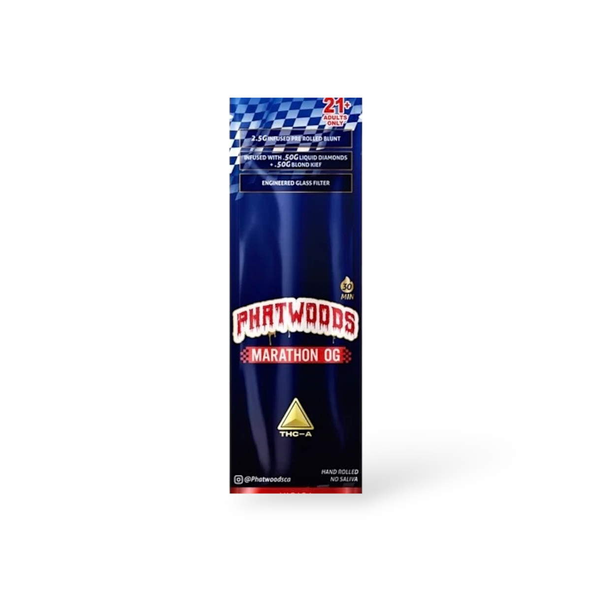 Phatwoods Infused Pre Roll Indica Marathon OG 2.5g