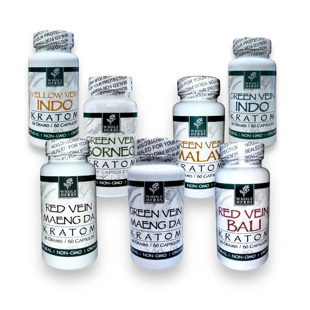 Whole Herbs Kratom Capsules Mega Bundle
