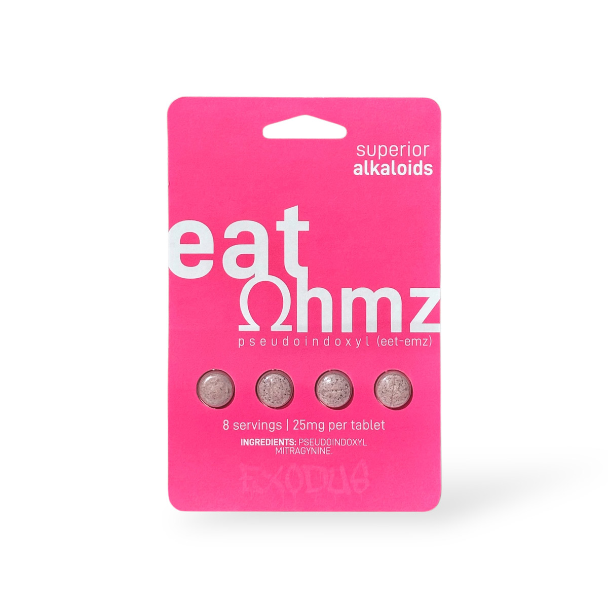 Eat Ohmz Pseudoindoxyl 25mg Tablets – High-Potency Kratom