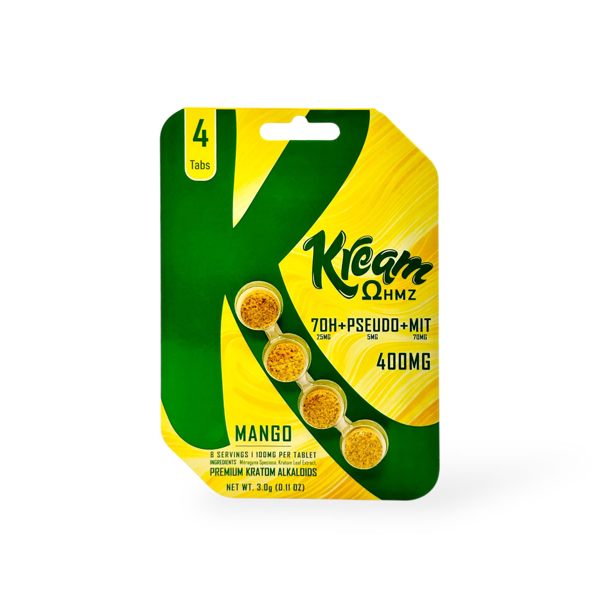 Kream OHMZ 7-OH + Pseudo + Mit Tablets Mango 100mg Per Tablet
