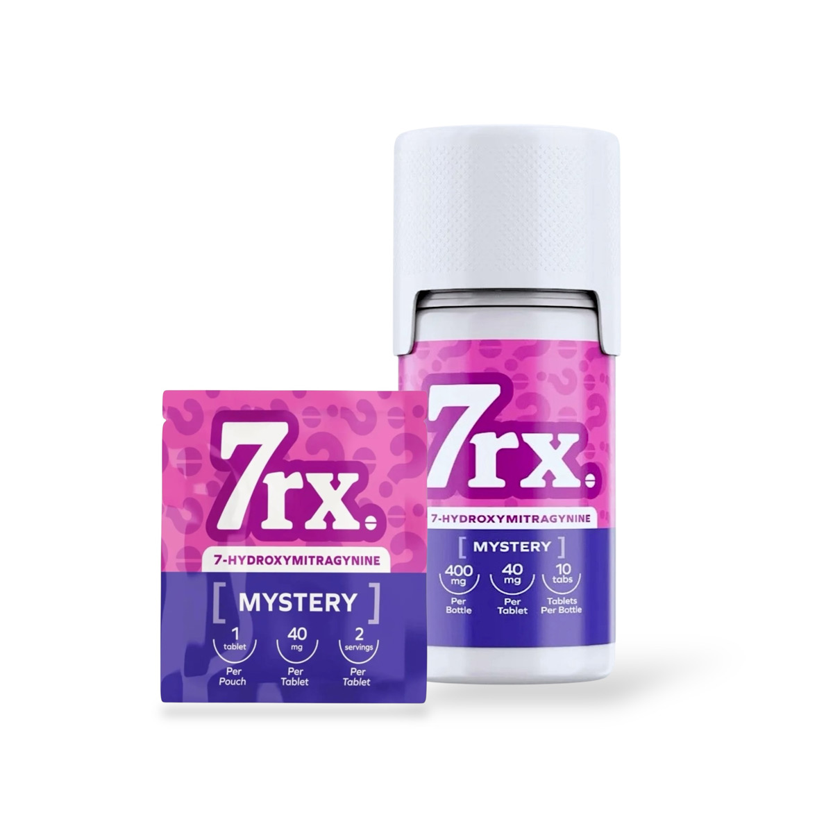 7rx 7-Hydroxymitragynine Chewable Tablets Mystery 40mg