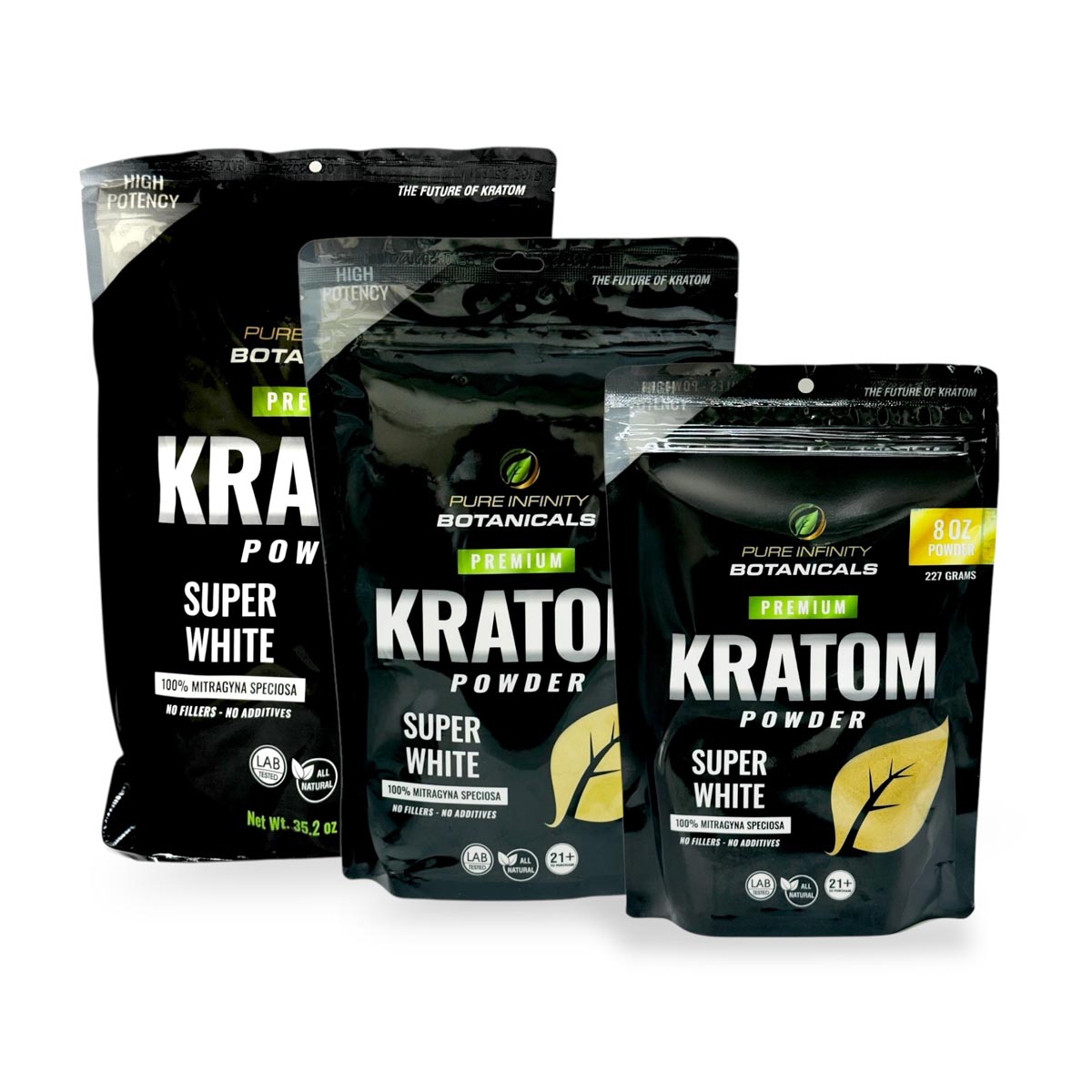Pure Infinity Botanicals Premium Kratom Powder Super White