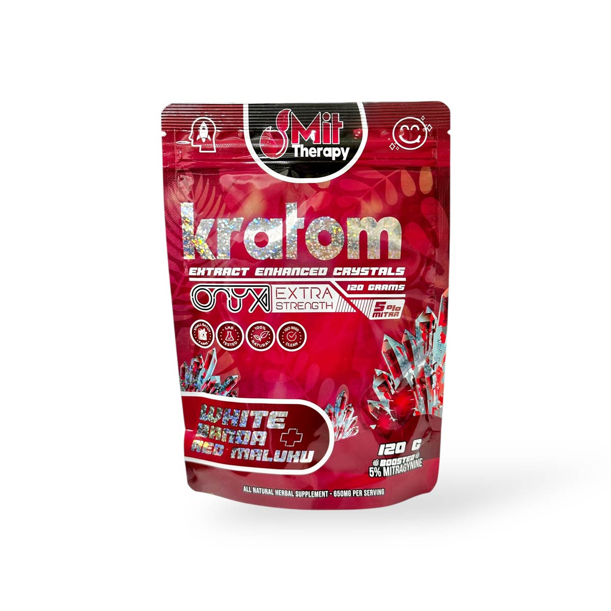 Mit Therapy Onyx Kratom Extra Strength Powder White Banda + Red Maluku