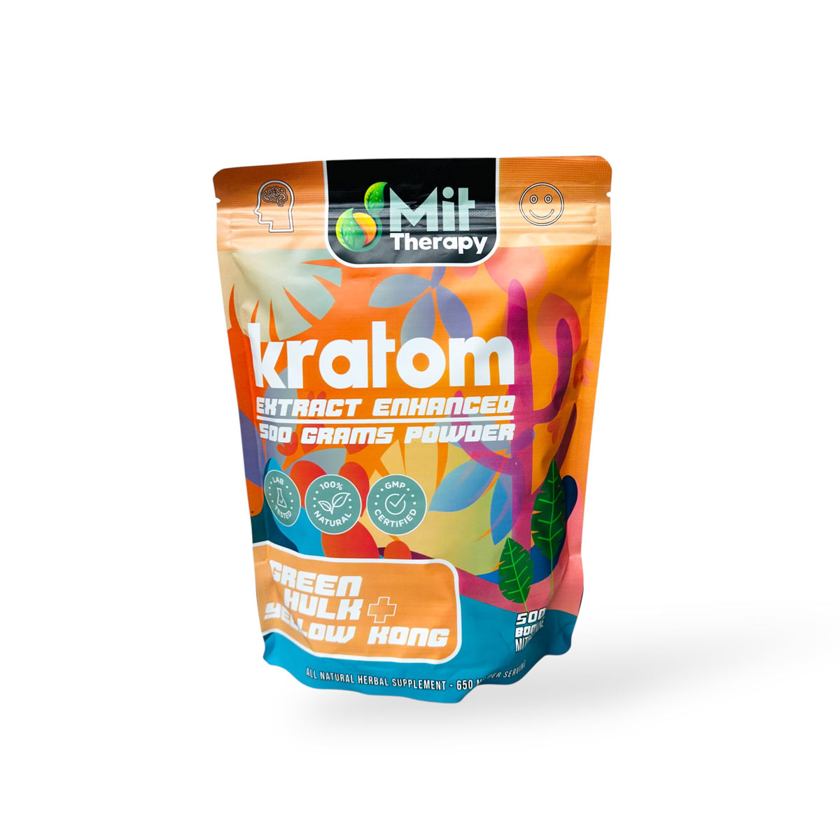 Mit Therapy Extract Powder – Green Hulk + Yellow Kong