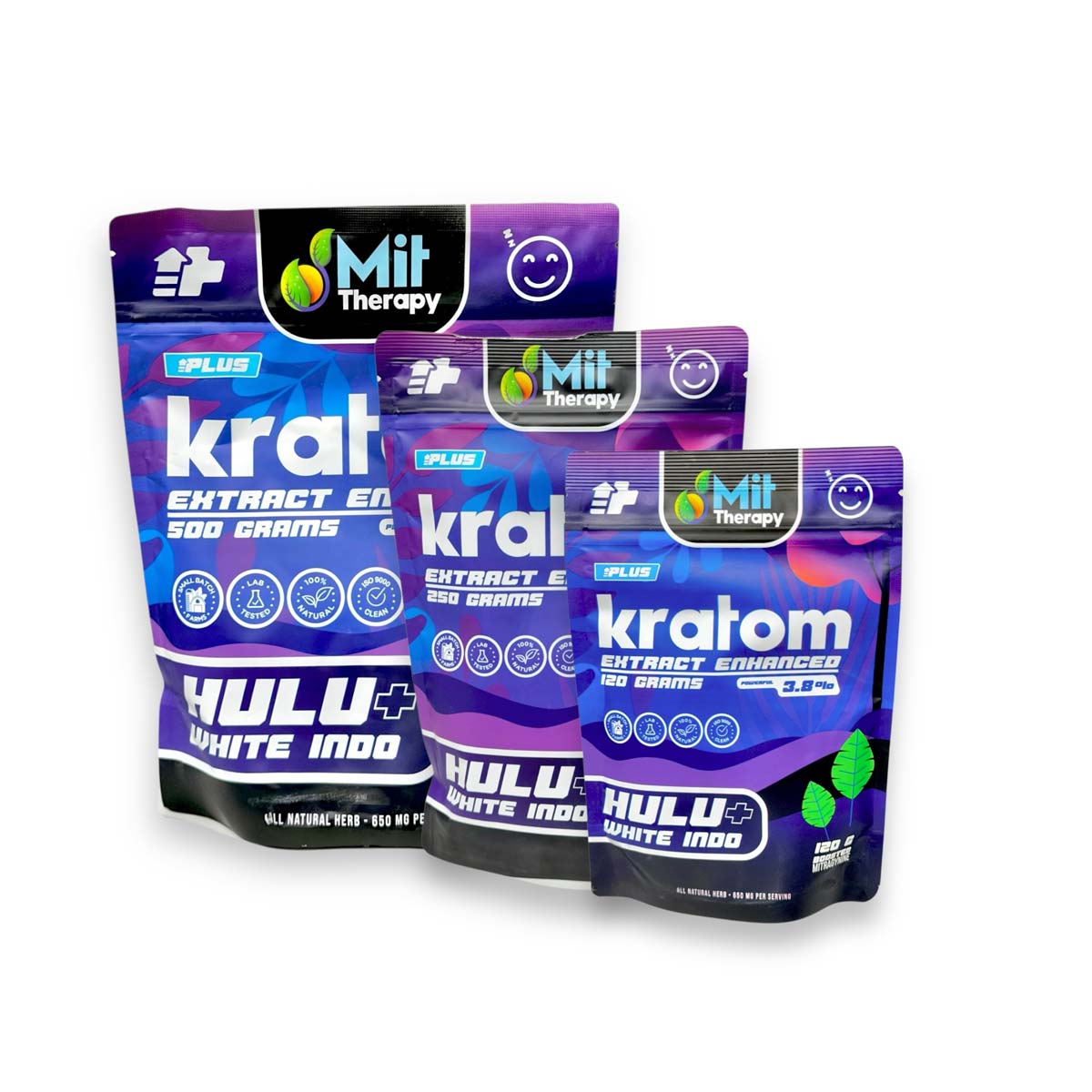 Cry. striolata Mahakamu hulu TB便 Mit Therapy Extract Powder – Hulu + White Indo Blend