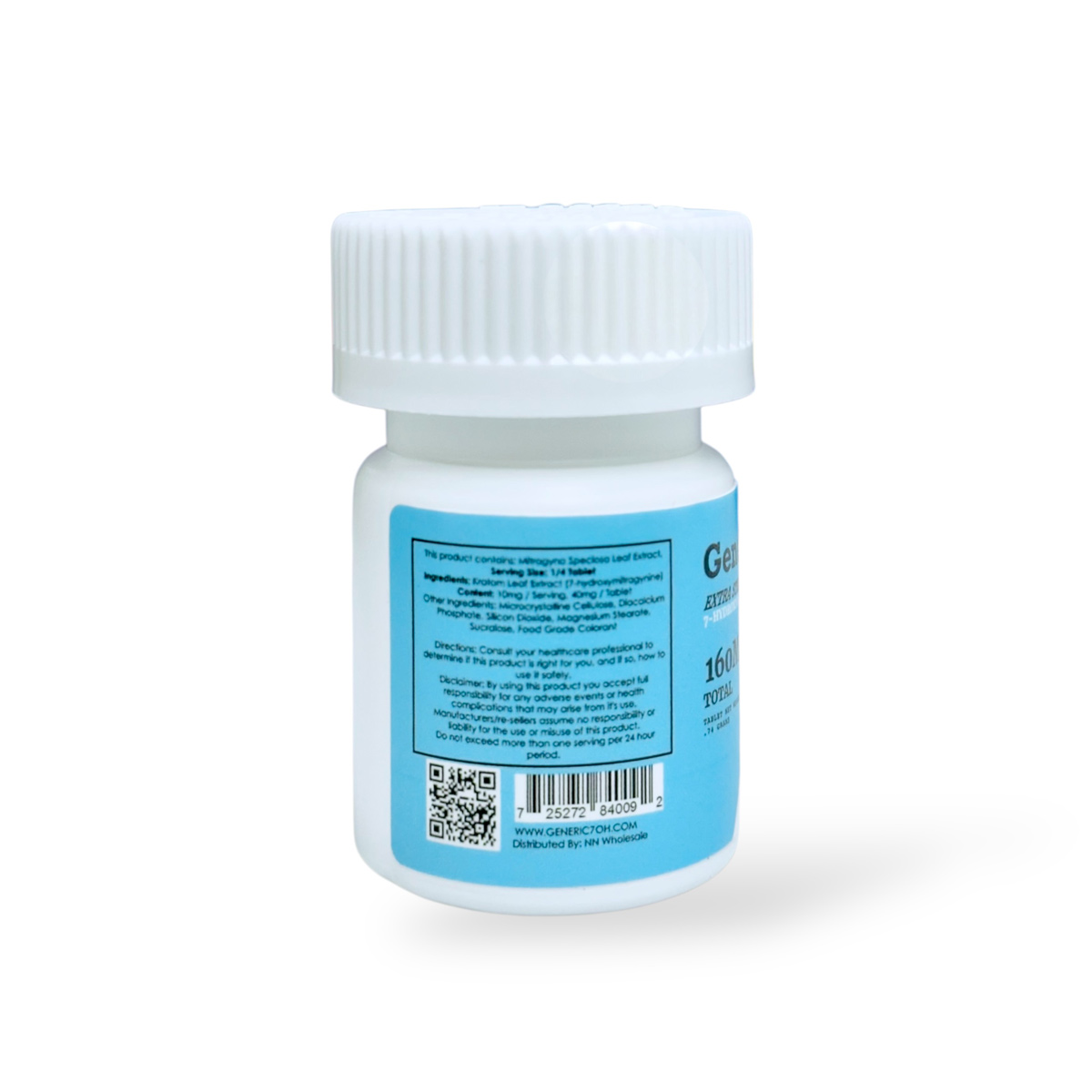 Generic RX Blue Raspberry 7-OH Chewable Tablet 40mg