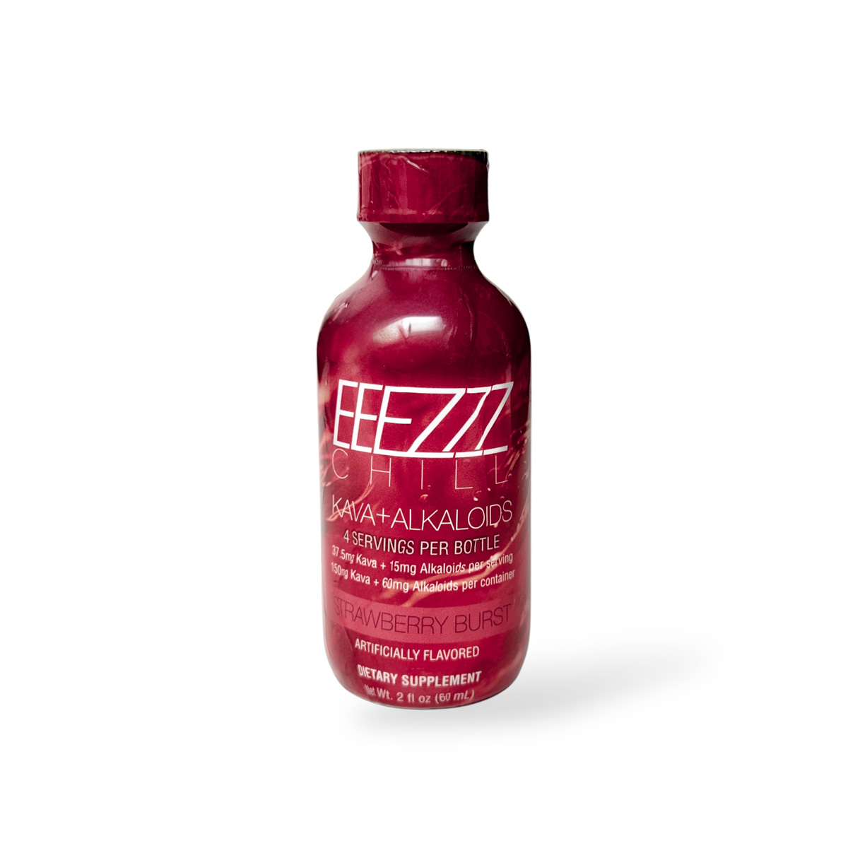EEEZZZ Chill Shot Strawberry Burst – Kava + Alkaloids 60ml