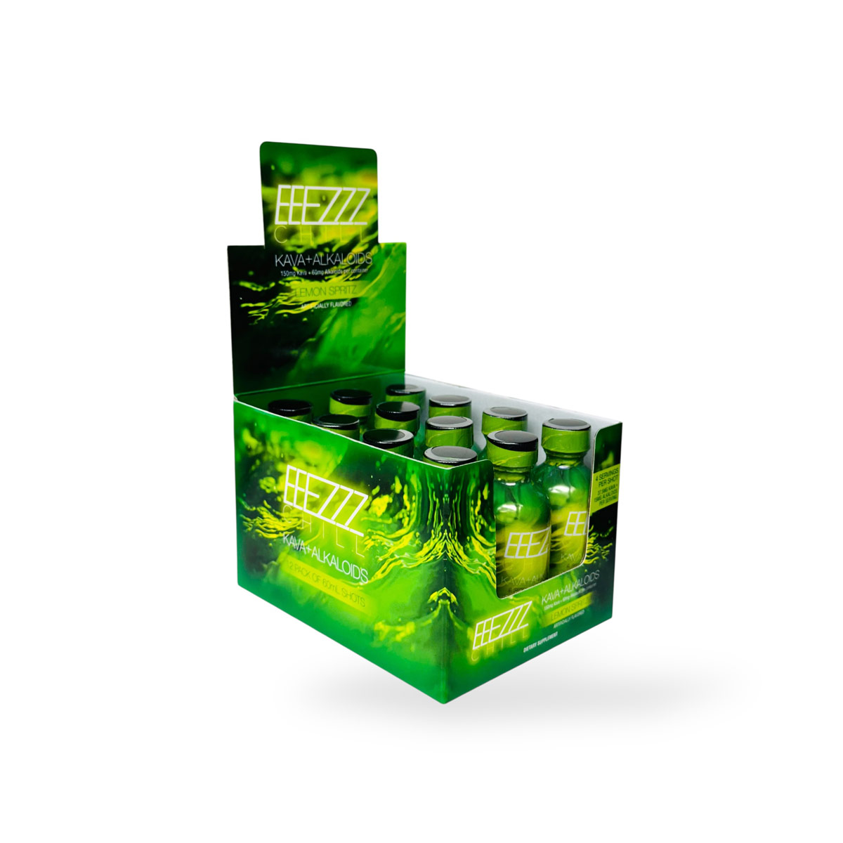 EEEZZZ Chill Lemon Spritz Shot – Kava + Alkaloids 60ml | Pure Leaf