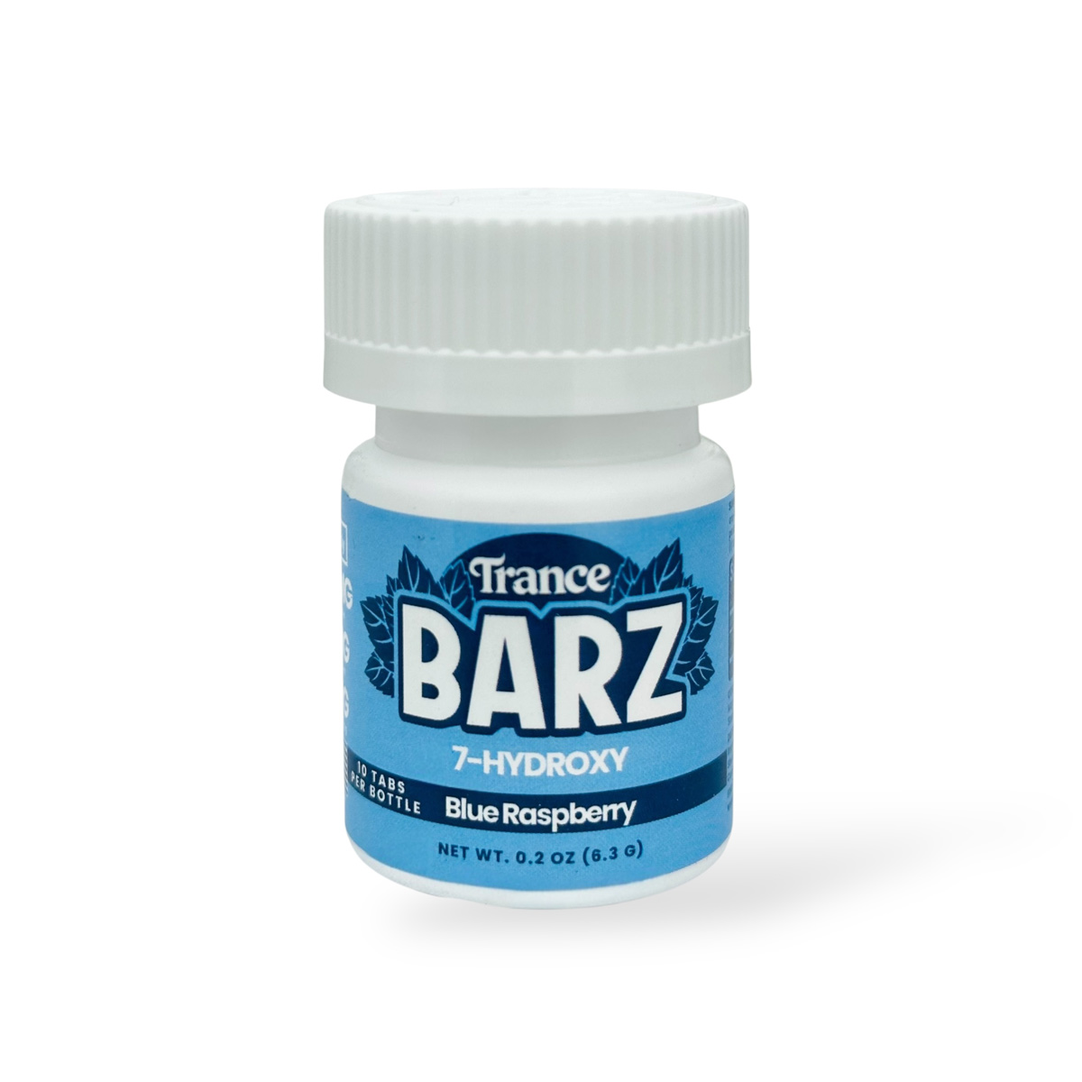 Trance Barz 7- Hydroxy Chewable Tablet Blue Raspberry 20mg Per Tablet