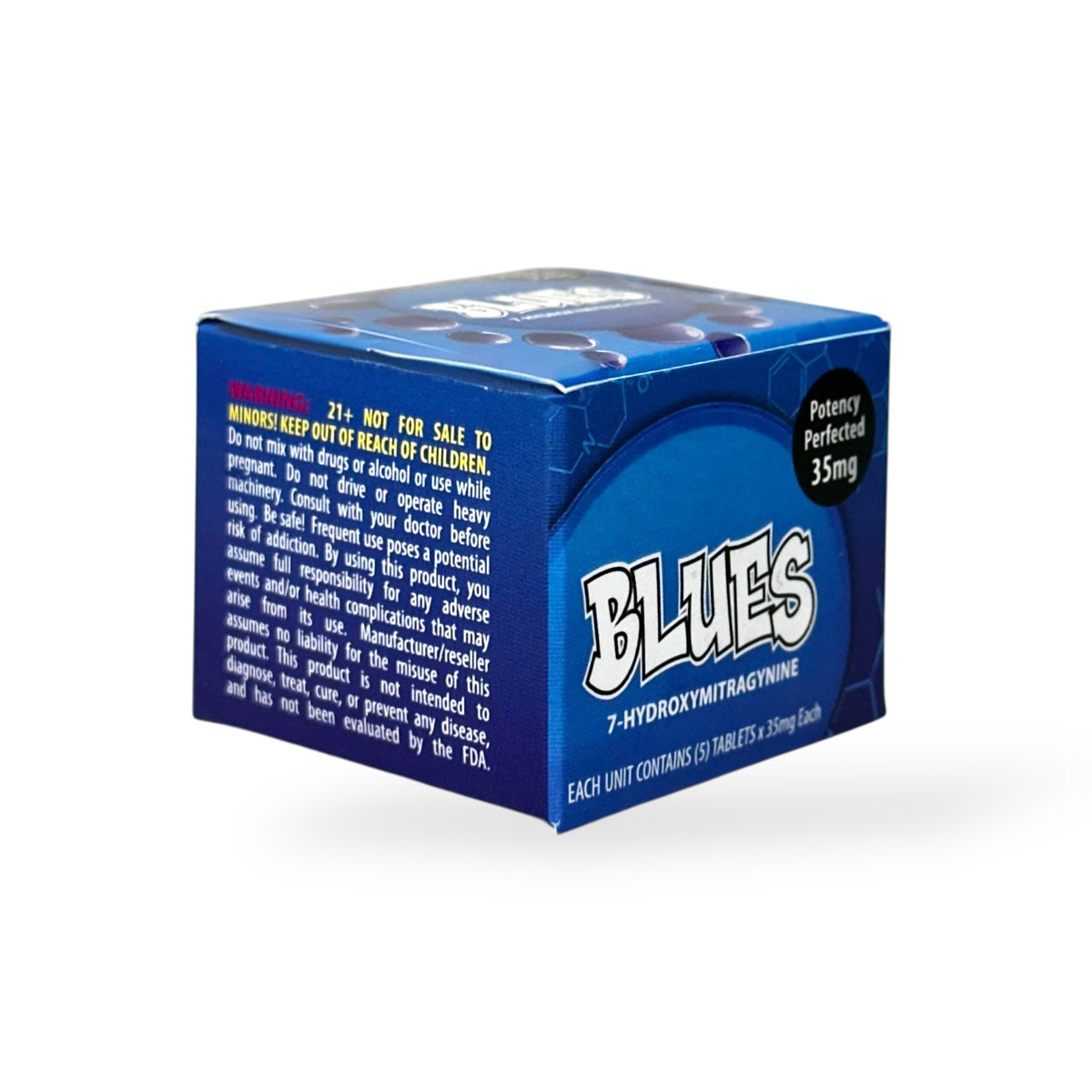BLUES 7-Hydroxy Chewable Tablet – 35mg
