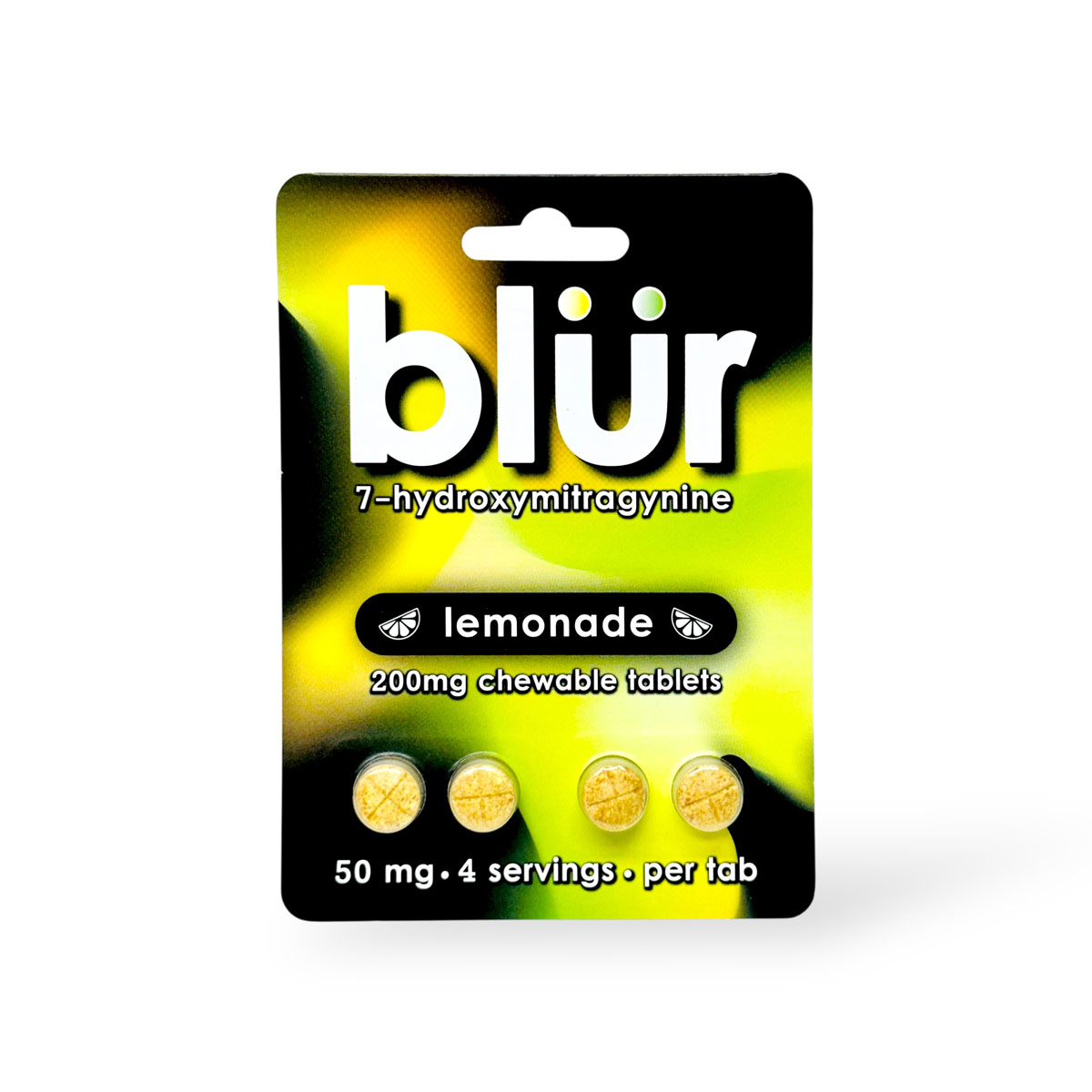 blur 7-Hydroxymitragynine Chewable Tablets Lemonade 50mg Per Tablet