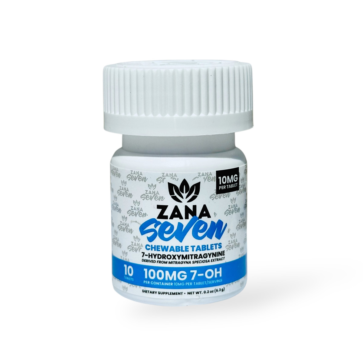 Zana Seven 7-OH Chewable Kratom Tablets 10mg Per Tablet