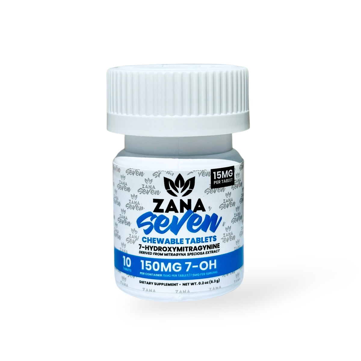 Zana Seven 7-OH Chewable Kratom Tablets 15mg Per Tablet