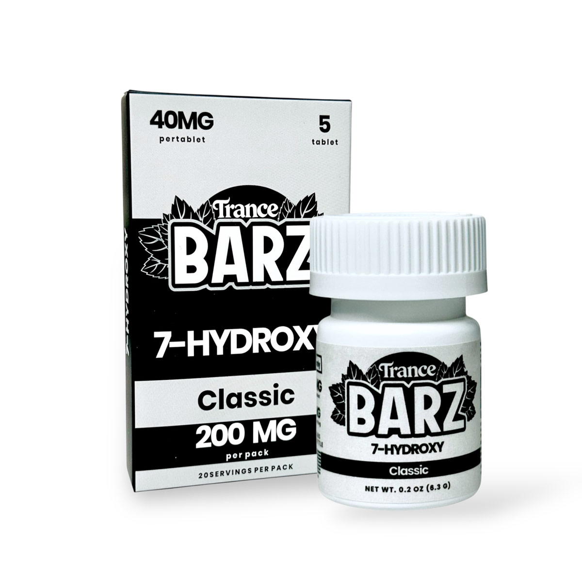 Trance Barz 7- Hydroxy Chewable Tablet Classic 40mg Per Tablet