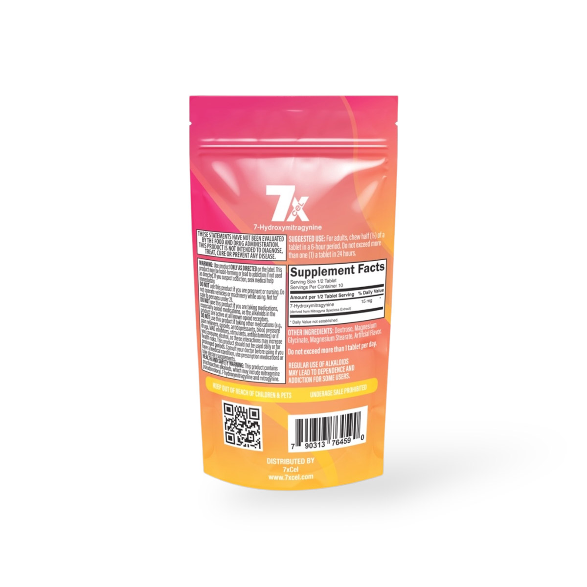 7Xcel Tropical Punch 7-OH Tablet 30mg | Fast Chewable Dose
