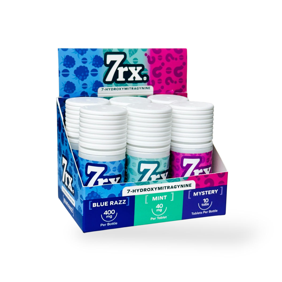 7rx 7-Hydroxymitragynine Chewable Tablets 40mg Variety Box