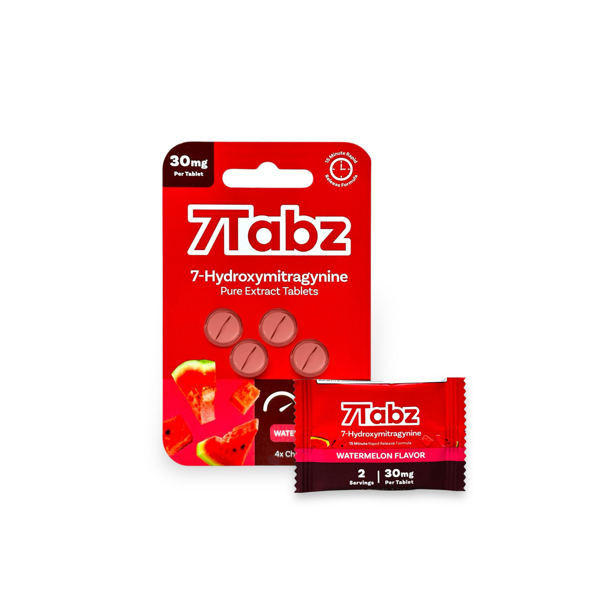 7Tabz 7-Hydroxy Extra Strength Watermelon Tablets 30mg