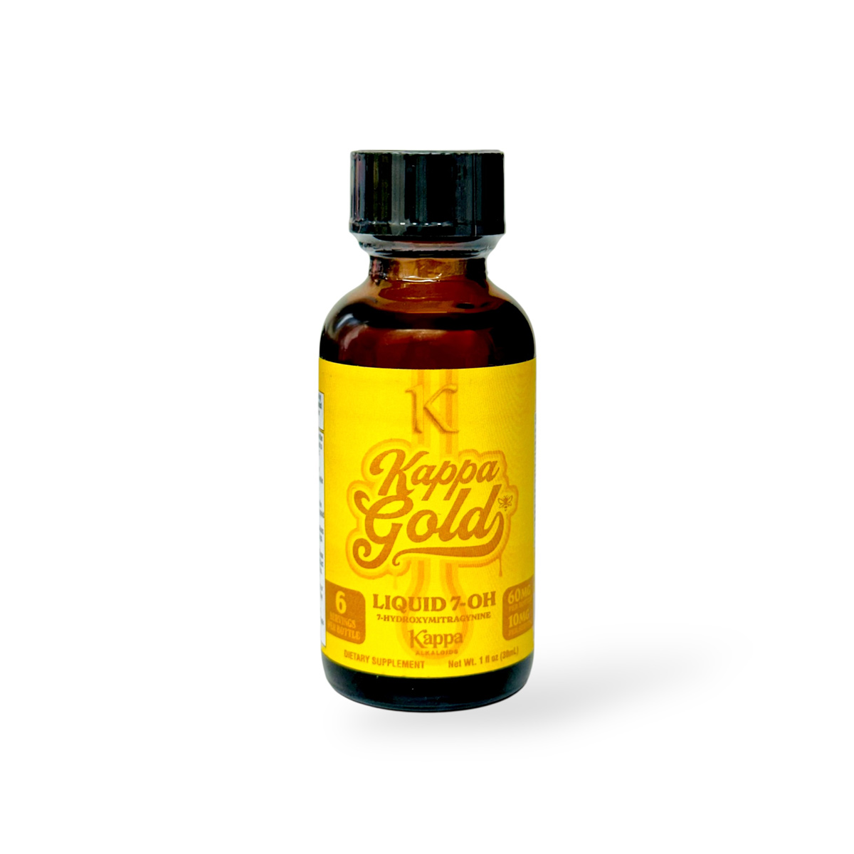 Kappa Gold Liquid 7-Hydroxymitragynine Shot 60mg 1oz