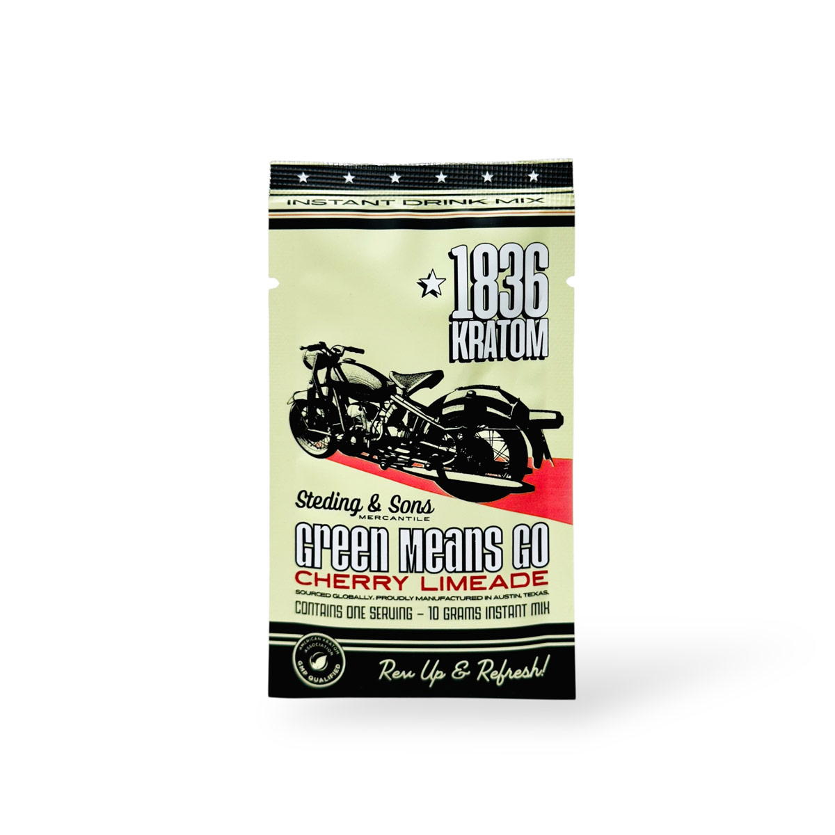 Steding & Sons 1836 Kratom Extract Green Means Go Cherry Limeade