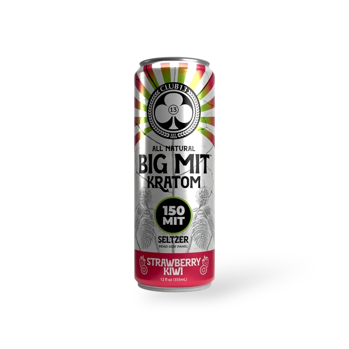 Club 13 Big MIT Kratom Seltzer Strawberry Kiwi 150MIT