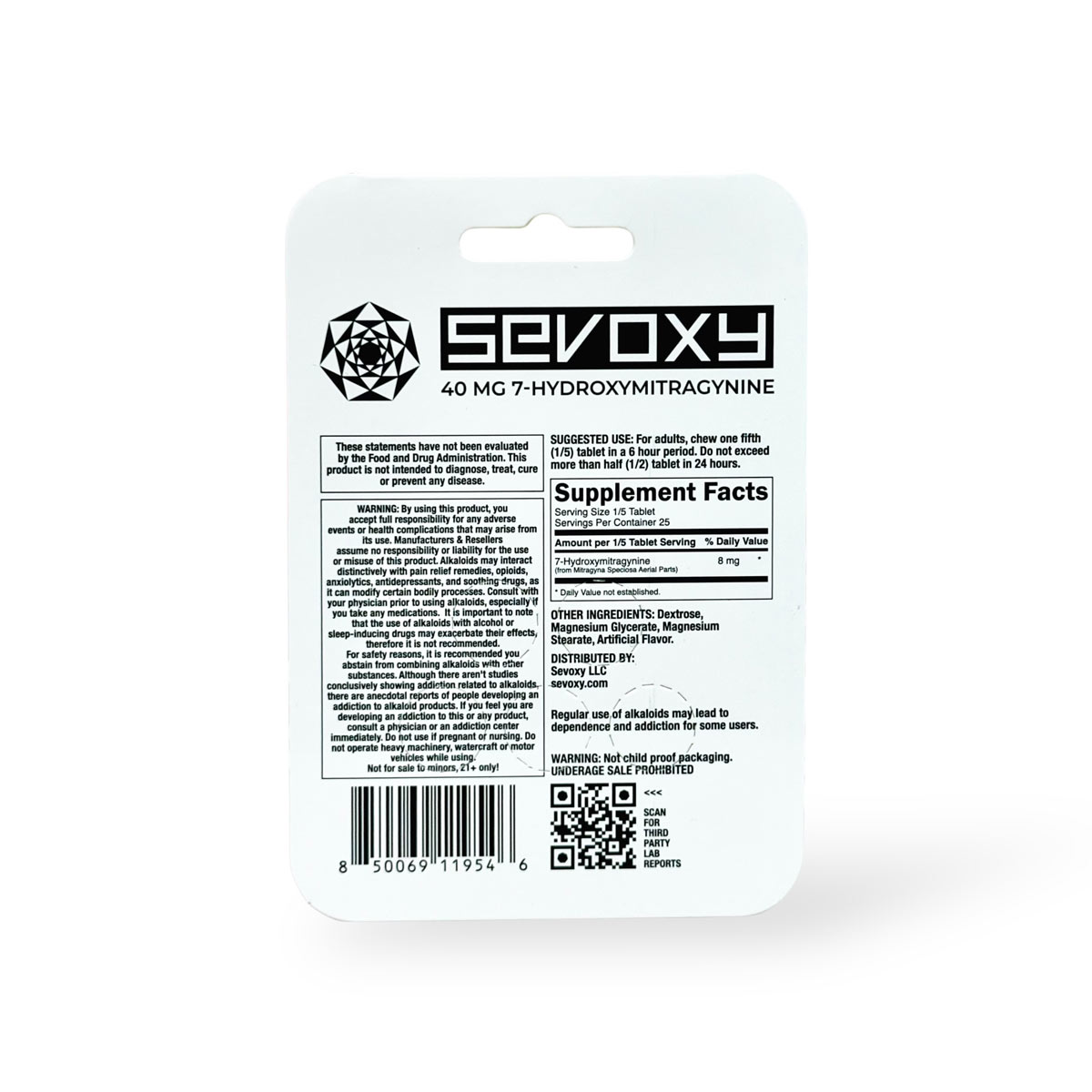 Sevoxy 7-OH Chewable Tablets 40mg