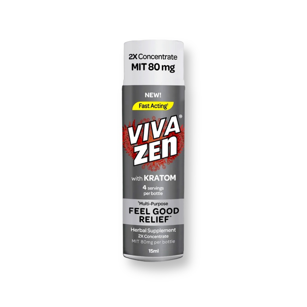 Viva Zen White Kratom 2x Concentrate Mit 80mg 15mL