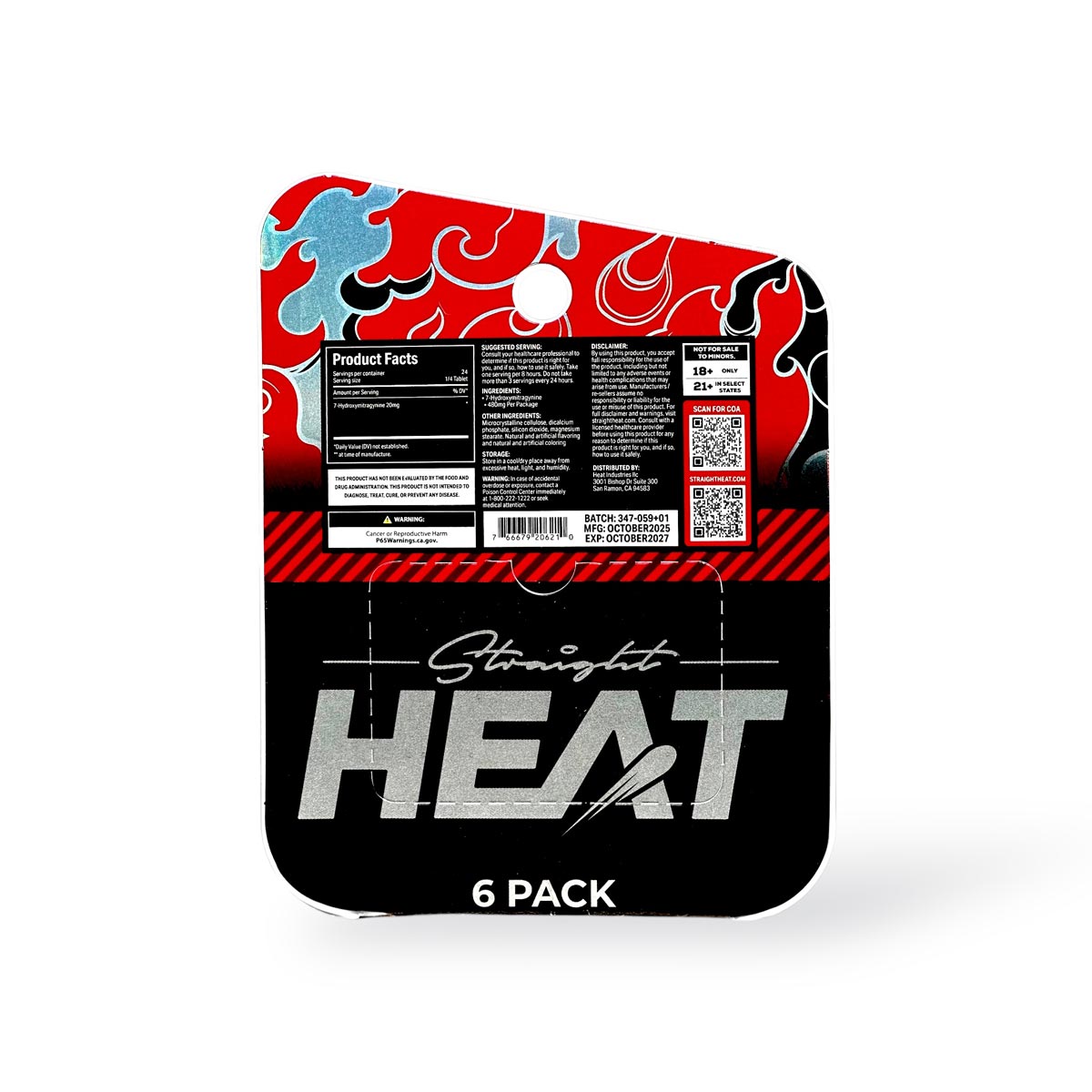 Straight Heat Eighties 7-Hydroxy Chewable Tablets Variety Pack