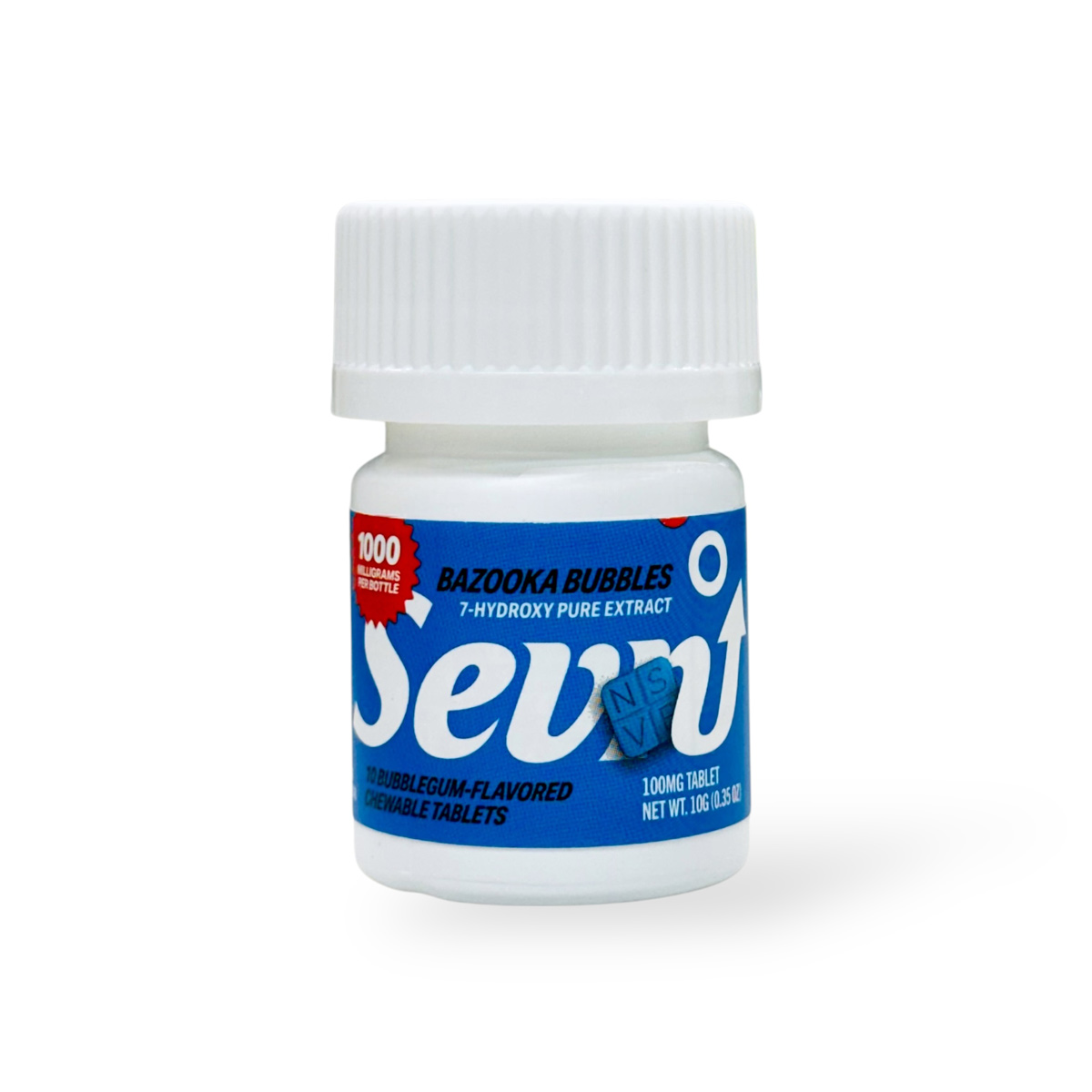 オガワpills7 Sevn 7-Hydroxy Pure Extract Bazooka Bubbles Tablet Bubblegum