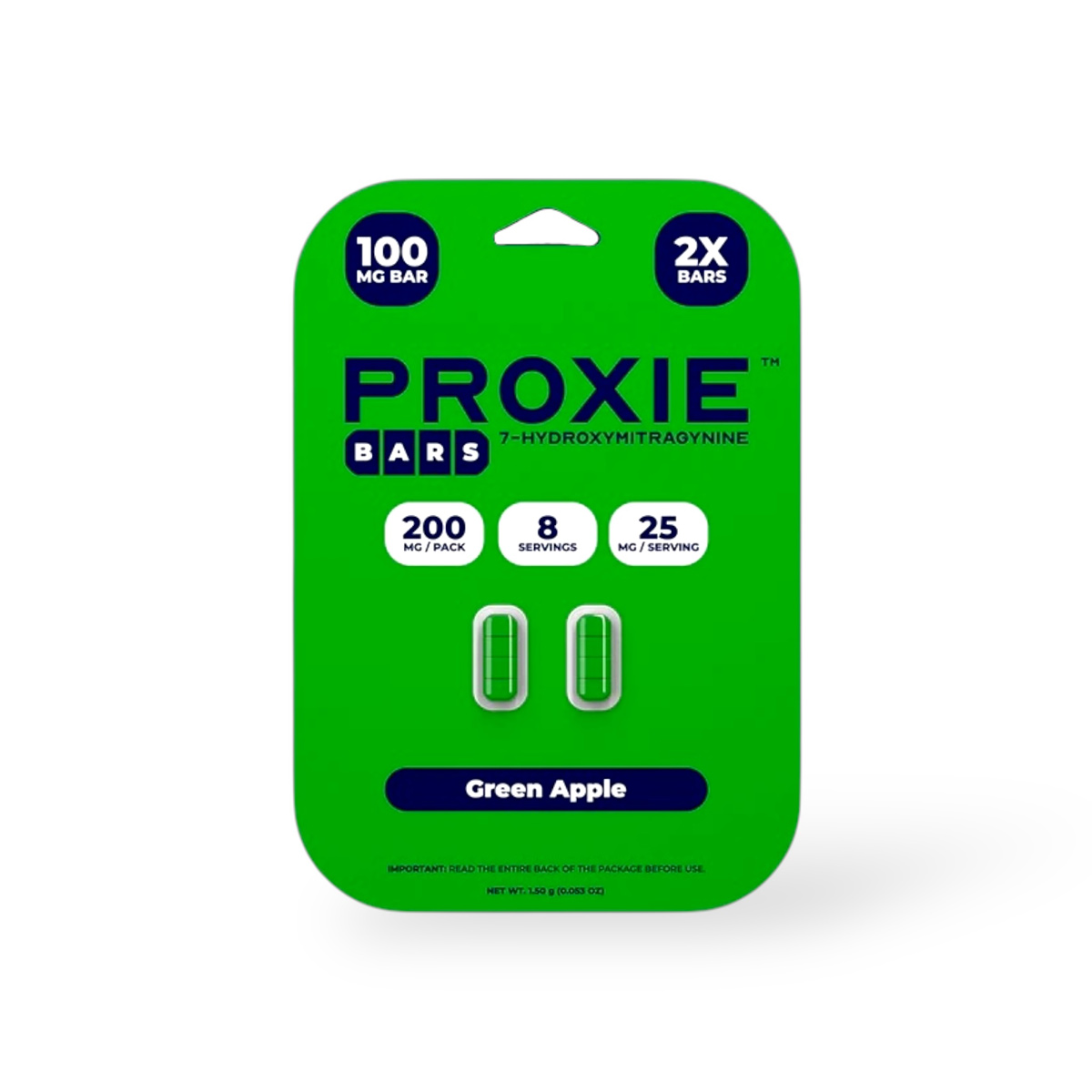Proxie 7-Hydroxymitragynine Tablets Green Apple 100mg Per Tablet