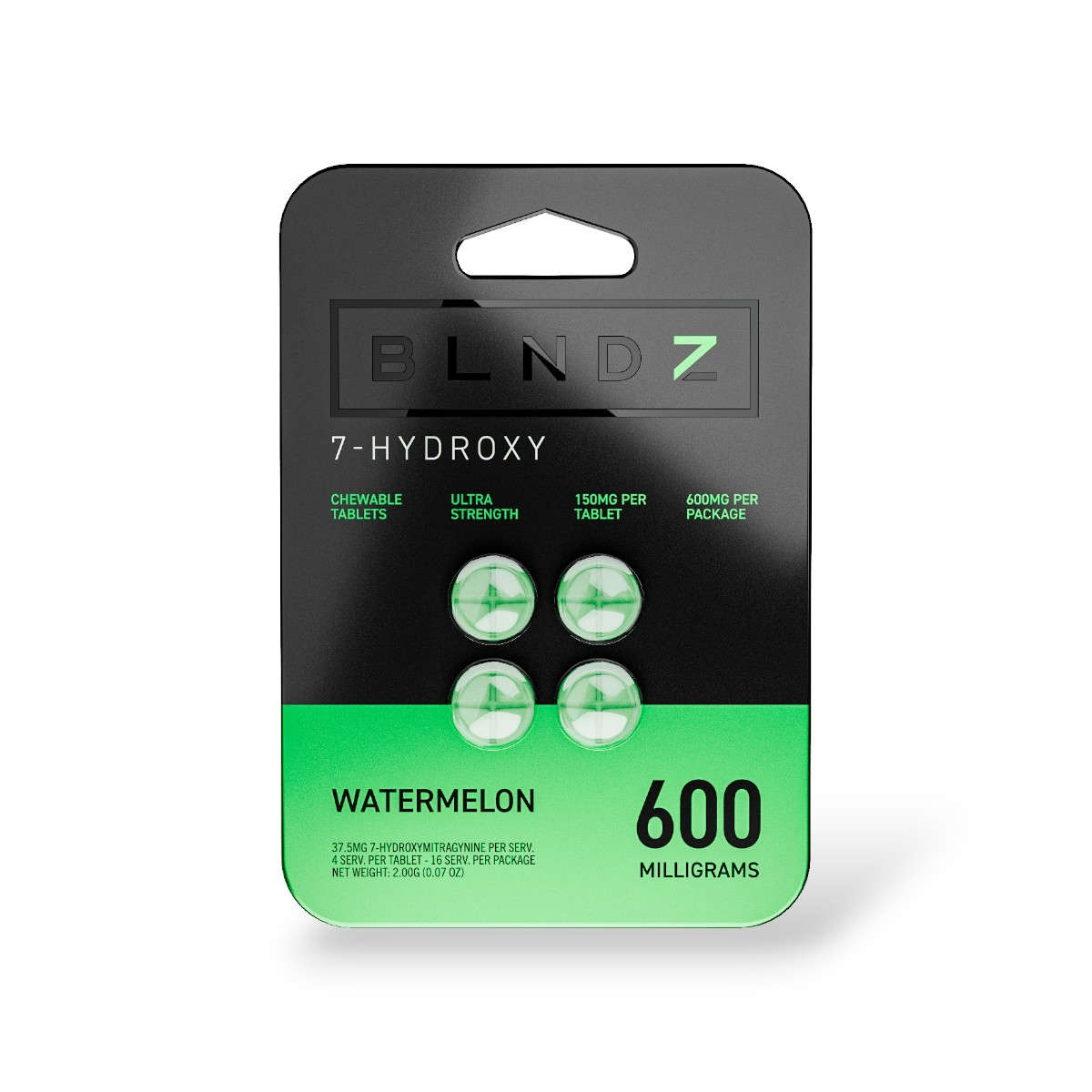 BLNDZ Ultra Strength 7-HydroxyMitragynine Watermelon 150mg