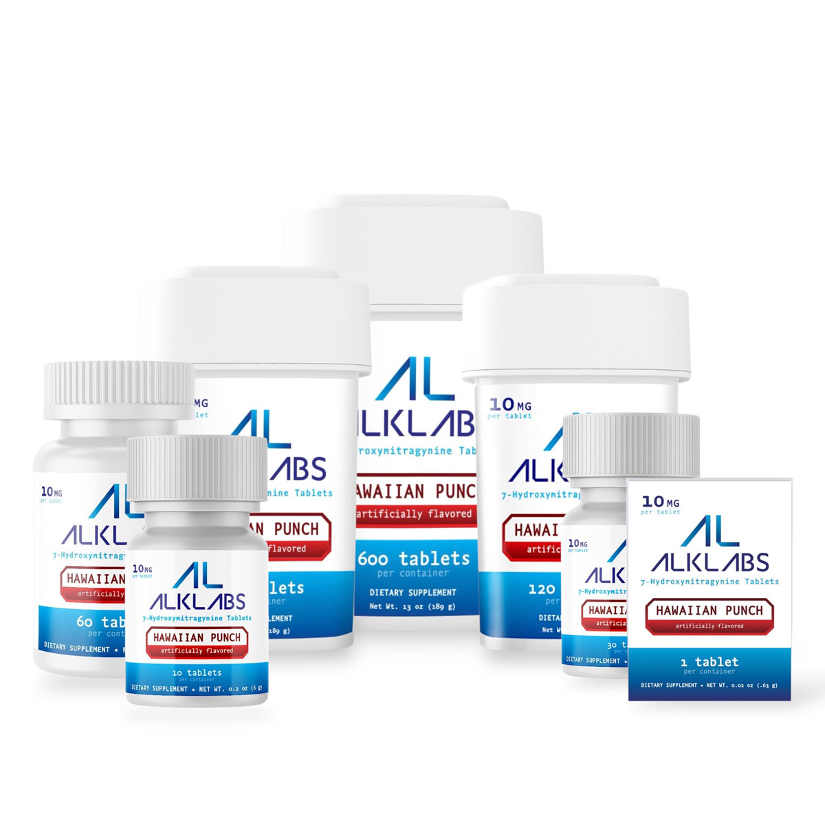AlkLabs 7- Hydroxymitragynine Hawaiian Punch 10mg Tablet