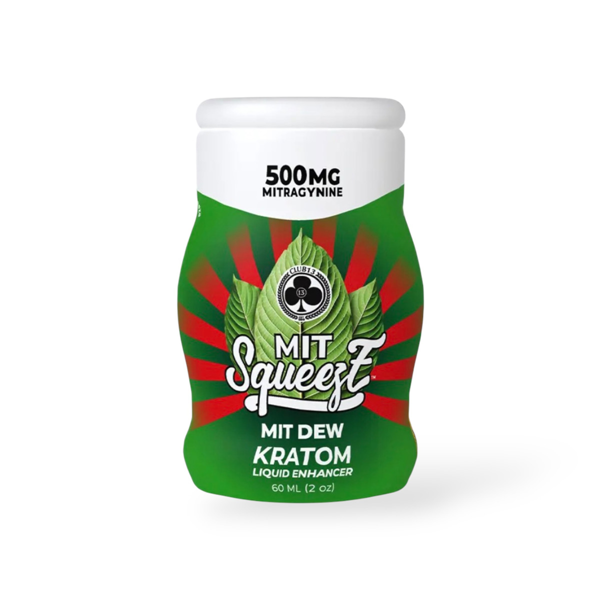 Club 13 Mit Squeeze Kratom Liquid Enhancer Mit Dew 500mg 60ml