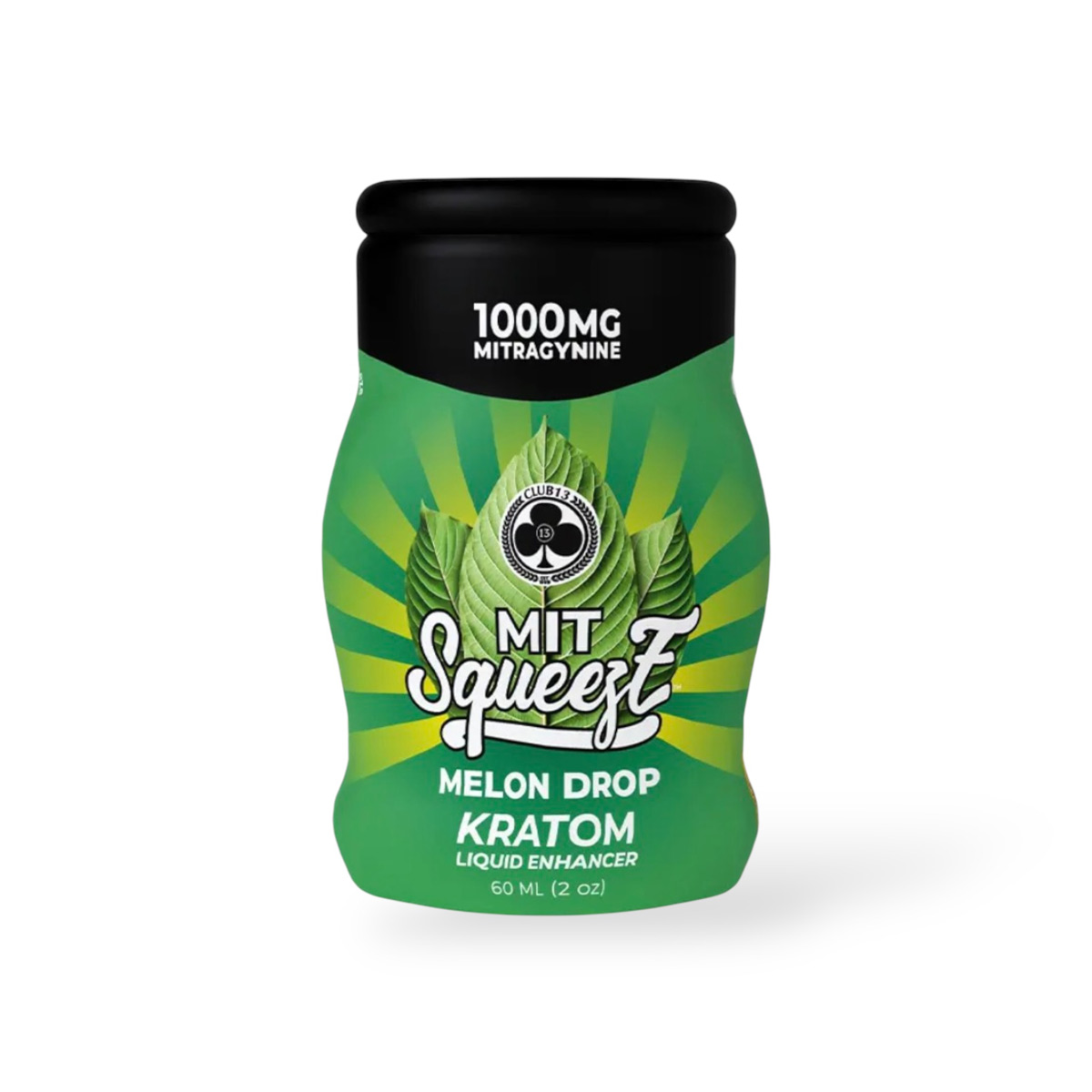 Club 13 Mit Squeeze Kratom Liquid Enhancer Melon Drop 1000mg 60ml