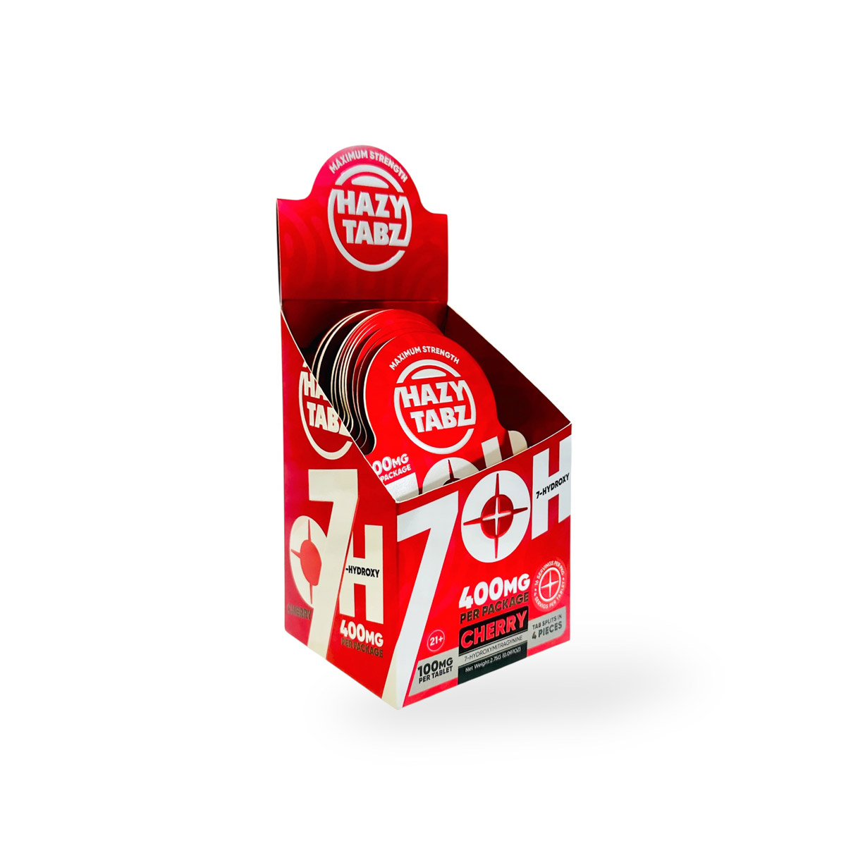 Hazy Tabz 7-Hydroxy Cherry 100mg Max Strength