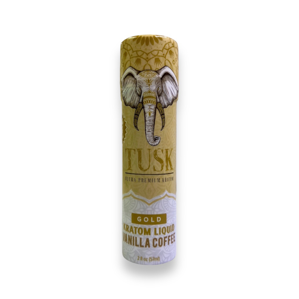 Tusk Gold Ultra Premium Kratom Liquid Vanilla Coffee 150mg