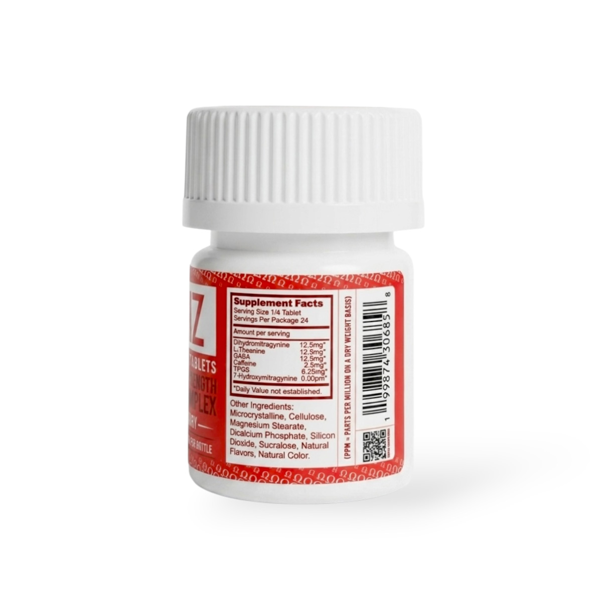 ビタミンp 7OHMZ Dihydromitragynine Cherry 60mg Chewable Tablets