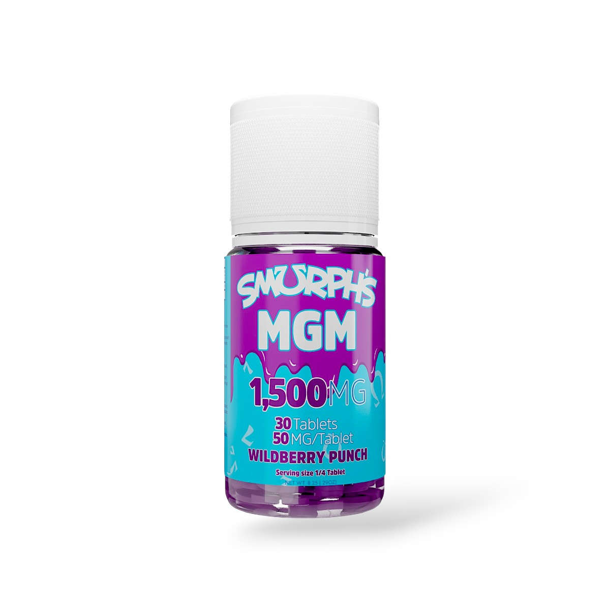 Smurph's MGM Wild Berry Punch Chewable Tablets 50mg