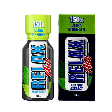 Relax Aid 150x Ultra Strength Kratom Extract Shot 10mL