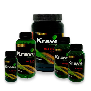 Krave Kratom Capsules Red Dragon