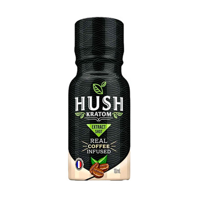 Hush Kratom Extract Shot Coffee Infused 10mL