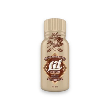 Lit Culture Kratom Extract Shot Butterscotch 15mL