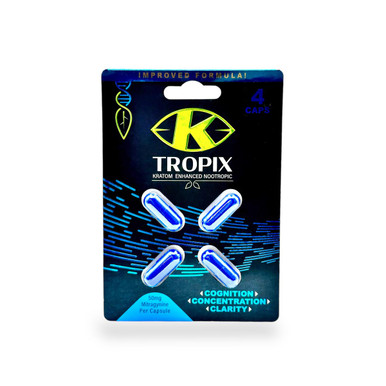K Tropix Kratom Enhanced Nootropic Capsules