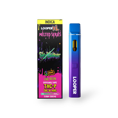 Looper XL Melted Series Live Resin Vape | Indica Sky Walker