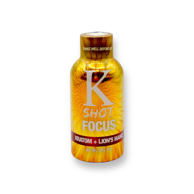 K Shot Focus Kratom + Lion's Mane Shot 60mL