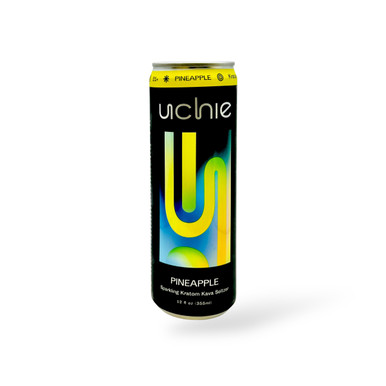 Uchie Sparkling Kratom Kava Seltzer Pineapple 12oz | Refresh
