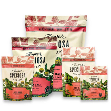 Super Speciosa Raw Leaf Kratom Powder Red Bali